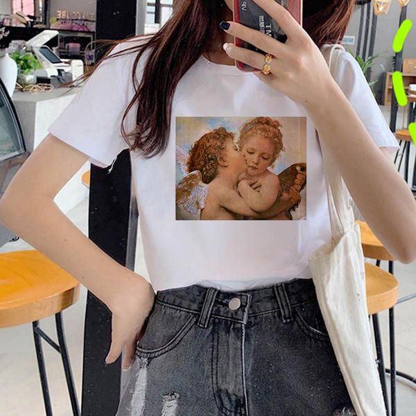 women's t-shirt angel tshirt women baby grunge harajuku aesthetic funny ulzzang graphic hip hop female clothes streetwear top, White
women's t-shirt angel tshirt women baby grunge harajuku aesthetic funny ulzzang graphic hip hop female clothes streetwear top, White