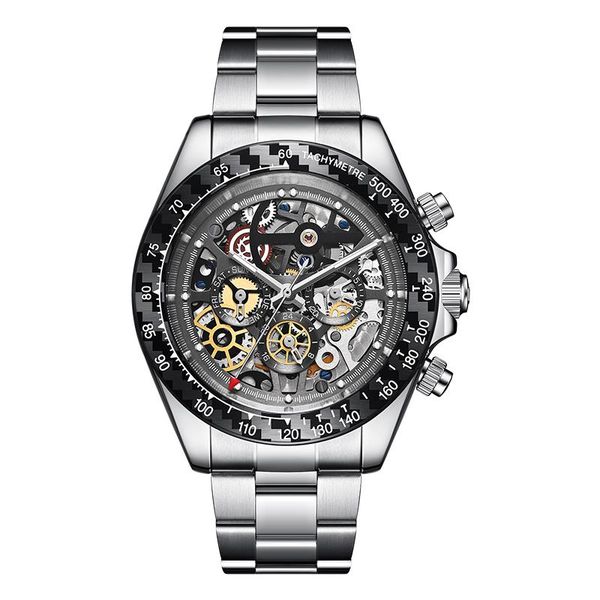 wristwatches hanboro men chronograph watch luxury mens automatic watches waterproof luminous mechanical wristwatch hollow out dial week date, Slivery;brown
wristwatches hanboro men chronograph watch luxury mens automatic watches waterproof luminous mechanical wristwatch hollow out dial week date, Slivery;brown