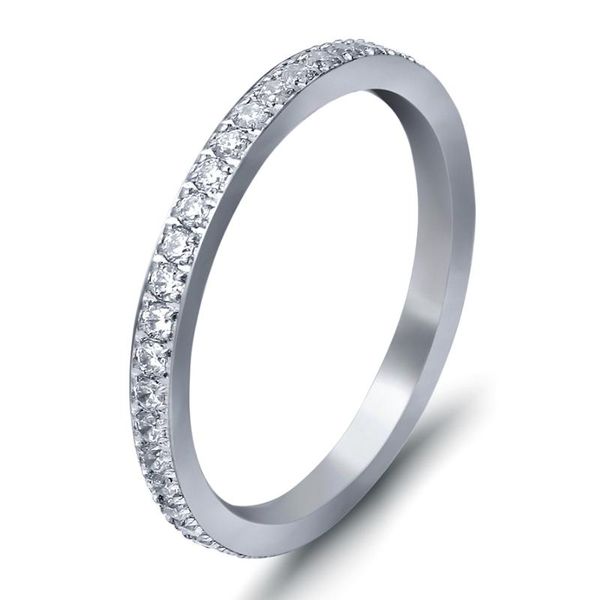 wedding rings full small cz zircon channel setting stainless steel engagement for women, Slivery;golden
wedding rings full small cz zircon channel setting stainless steel engagement for women, Slivery;golden