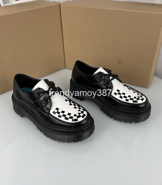 dress shoes lefu shoes women's british muffin with thick bottom, round head, small leather , fashionable color matching punk single, Black
dress shoes lefu shoes women's british muffin with thick bottom, round head, small leather , fashionable color matching punk single, Black