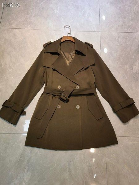 women's trench coats zk588 fashion women & jackets 2021 runway luxury european design party style clothing, Tan;black
women's trench coats zk588 fashion women & jackets 2021 runway luxury european design party style clothing, Tan;black
