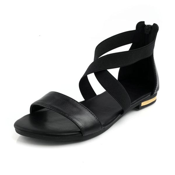 sandals genuine leather women fashion summer sweet flats heel ladies shoes black zpub
sandals genuine leather women fashion summer sweet flats heel ladies shoes black zpub
