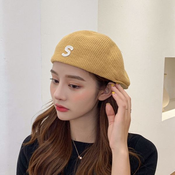 reverse bailey hat women's spring and summer thin knitted breathable duck tongue bud, Yellow
reverse bailey hat women's spring and summer thin knitted breathable duck tongue bud, Yellow