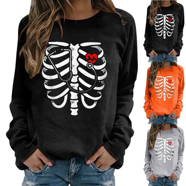 women's hoodies & sweatshirts halloween women skull printed pullover autumn female plus size shirts, Black
women's hoodies & sweatshirts halloween women skull printed pullover autumn female plus size shirts, Black