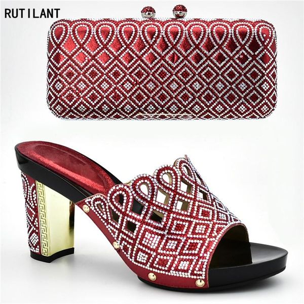 fashion italian shoe and bag set for party in women nigerian shoes matching bags sets decorated with rhinestone dress, Black
fashion italian shoe and bag set for party in women nigerian shoes matching bags sets decorated with rhinestone dress, Black
