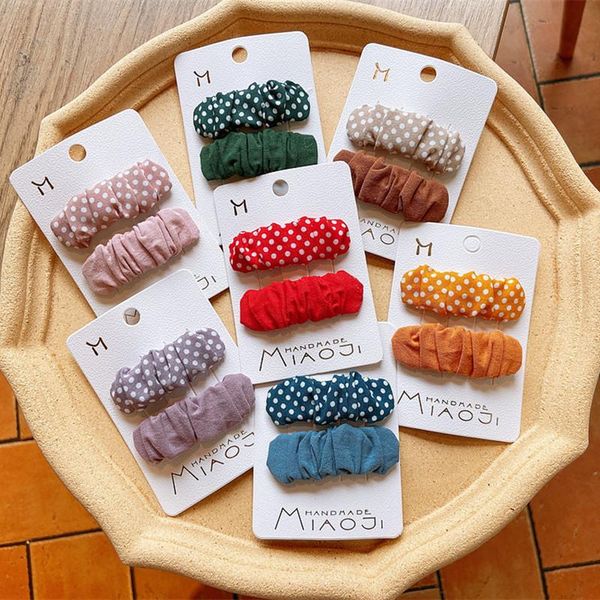 pair children simple cute colorful fold fabric dot square bb clip headdress fashion sweet girl hairpins hair accessories, Slivery;white
pair children simple cute colorful fold fabric dot square bb clip headdress fashion sweet girl hairpins hair accessories, Slivery;white