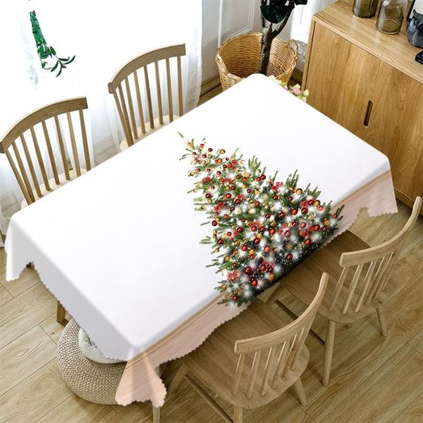 thicken cotton tablecloth 3d beautiful christmas tree pattern rectangular/round table cloth for wedding picnic party 
thicken cotton tablecloth 3d beautiful christmas tree pattern rectangular/round table cloth for wedding picnic party