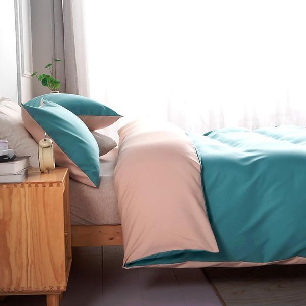 bedding sets pure duvet cover bed linens quilt/comforter case pillow covers set king 220x240cm cyan color home textiles
bedding sets pure duvet cover bed linens quilt/comforter case pillow covers set king 220x240cm cyan color home textiles