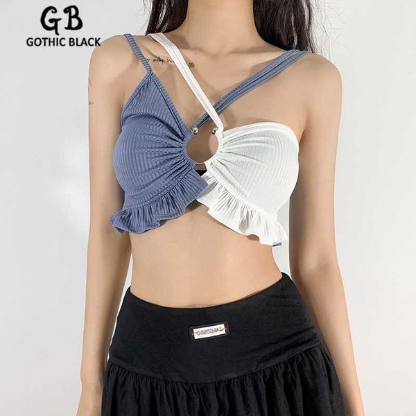 gothblack fasihon hollow out color contrast patchwork camisole women slim ribbed knitted crop tank summer casual home women's tanks &, White
gothblack fasihon hollow out color contrast patchwork camisole women slim ribbed knitted crop tank summer casual home women's tanks &, White