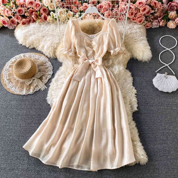 summer vintage women beige midi dress party elegant square collar flare short sleeve high waist chiffon vestidos female 210426, Black;gray
summer vintage women beige midi dress party elegant square collar flare short sleeve high waist chiffon vestidos female 210426, Black;gray
