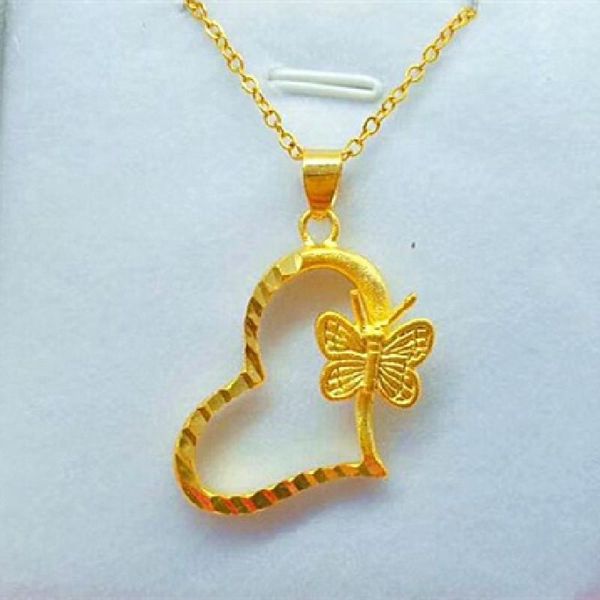 pendant necklaces drop pure gold color heart choker necklace for women,fashion 24k filled butterfly wedding 45cm, Silver
pendant necklaces drop pure gold color heart choker necklace for women,fashion 24k filled butterfly wedding 45cm, Silver