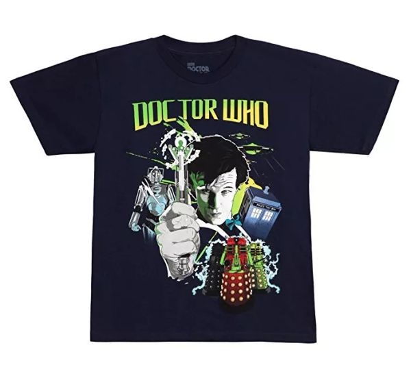 Kids Youth DR WHO DOCTOR WHO SONIC SCREWDRIVER T-Shirt NWT Licensed & Official, White;black
Kids Youth DR WHO DOCTOR WHO SONIC SCREWDRIVER T-Shirt NWT Licensed & Official, White;black