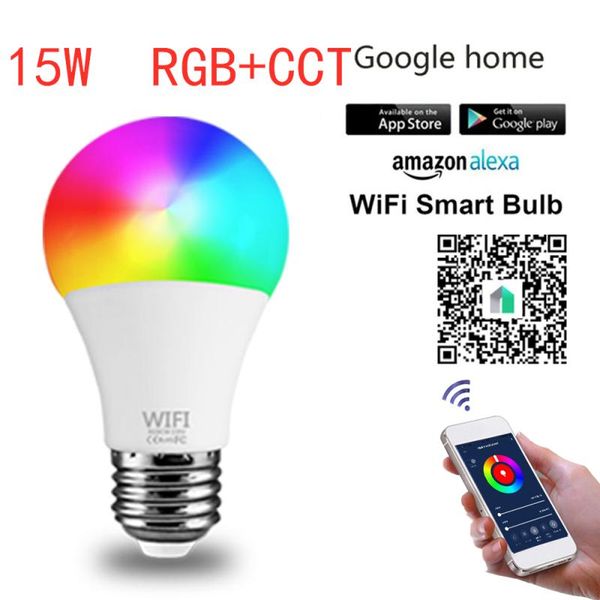 bulbs fcmila smart wifi bulb dimming light 15w cold&warm voice control work with alexa google home led night
bulbs fcmila smart wifi bulb dimming light 15w cold&warm voice control work with alexa google home led night