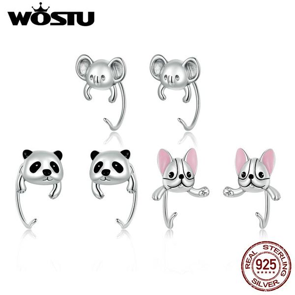 stud wostu genuine 925 sterling silver lovely mini panda koala dog animal earrings women girls flowers fine jewelry gift making, Golden;silver
stud wostu genuine 925 sterling silver lovely mini panda koala dog animal earrings women girls flowers fine jewelry gift making, Golden;silver