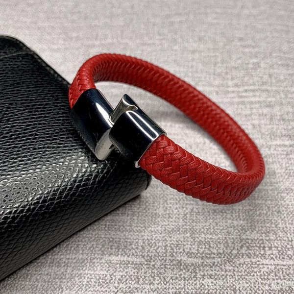 cuff 2021 punk style bangle 316l stainless steel spades charms trendy male bracelet black wide braided leather bracelets e0015, White
cuff 2021 punk style bangle 316l stainless steel spades charms trendy male bracelet black wide braided leather bracelets e0015, White