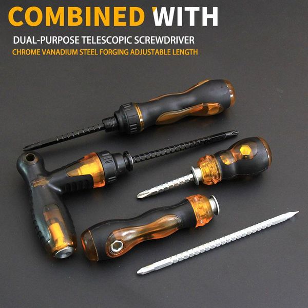 hand tools sporadic tool dual-purpose ratchet screwdriver a cross/short handle/long handle multi-function shaped with magnetic
hand tools sporadic tool dual-purpose ratchet screwdriver a cross/short handle/long handle multi-function shaped with magnetic