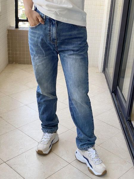 women's jeans spring/summer 2022 show thin cotton straight white turnip pants wash mill retro streets leisure ladies, Blue
women's jeans spring/summer 2022 show thin cotton straight white turnip pants wash mill retro streets leisure ladies, Blue