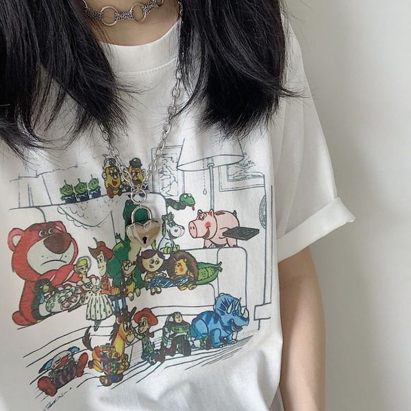 women's t-shirt hillbilly 2021 white cartoon print tee shirt female plus size loose cotton graphic tees short sleeve harajuku women t s
women's t-shirt hillbilly 2021 white cartoon print tee shirt female plus size loose cotton graphic tees short sleeve harajuku women t s