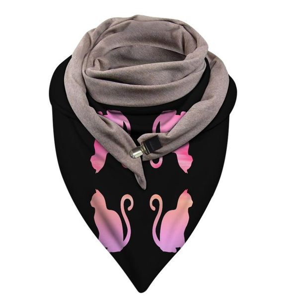 scarves women 2021 cat prints scarf autumn winter warm windproof double-layer buckle multi-purpose shawl wraps, Blue;gray
scarves women 2021 cat prints scarf autumn winter warm windproof double-layer buckle multi-purpose shawl wraps, Blue;gray