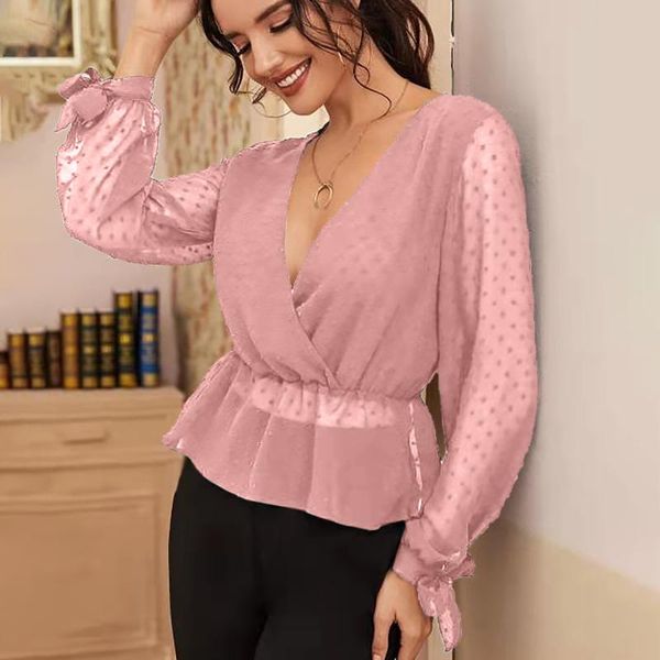 women's blouses & shirts summer casual v-neck regular print splicing long sleeve t-shirt blouse women elegant ladies chiffon shirt, White
women's blouses & shirts summer casual v-neck regular print splicing long sleeve t-shirt blouse women elegant ladies chiffon shirt, White