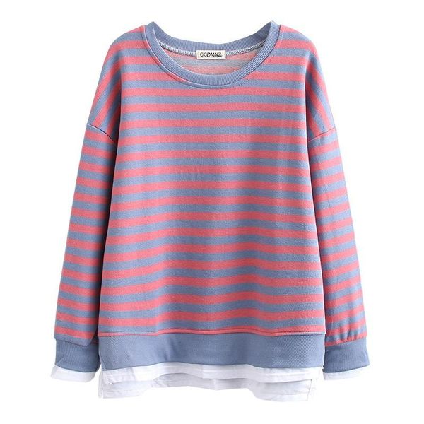 women's hoodies & sweatshirts women casual stripe splicing long sleeve pullover sweatshirt autumn loose oversize, Black
women's hoodies & sweatshirts women casual stripe splicing long sleeve pullover sweatshirt autumn loose oversize, Black
