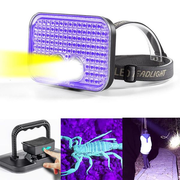 other led lighting 111 headlamp 395nm scorpion lamp handheld uv yellow searchlight bee-catching camping head torch light 4 modes
other led lighting 111 headlamp 395nm scorpion lamp handheld uv yellow searchlight bee-catching camping head torch light 4 modes