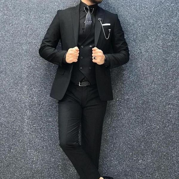 men's suits & blazers autumn fashion male costume black slim suit groom wedding dress beach party dinner tuxedo (blazer+pants+vest), White;black
men's suits & blazers autumn fashion male costume black slim suit groom wedding dress beach party dinner tuxedo (blazer+pants+vest), White;black
