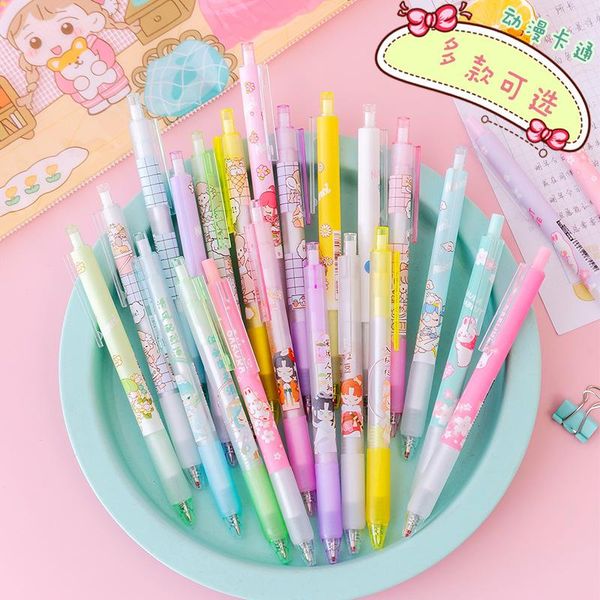 gel pens 36 pcs/lot cartoon press pen cute 0.5mm black ink neutral school writing supplies promotional gift
gel pens 36 pcs/lot cartoon press pen cute 0.5mm black ink neutral school writing supplies promotional gift