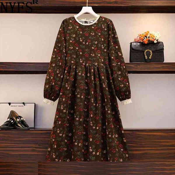 spring autumn loose woman dresse vestido de mulher robe vintage patchwork lace floral corduroy dresses, Black;gray
spring autumn loose woman dresse vestido de mulher robe vintage patchwork lace floral corduroy dresses, Black;gray