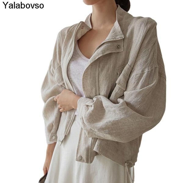 women's jackets women vintage oversized casual linen cotton blouse coat elegant korean cool comfortable jacket autumn 2021 yalabovso, Black;brown
women's jackets women vintage oversized casual linen cotton blouse coat elegant korean cool comfortable jacket autumn 2021 yalabovso, Black;brown