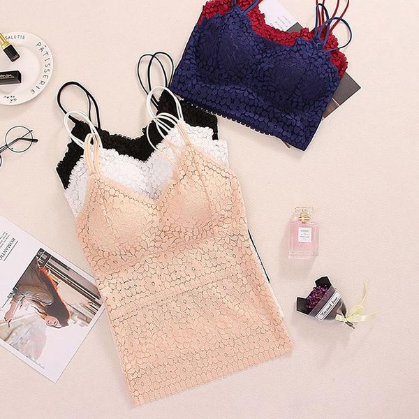 bras women lace floral padded bralette sport bralet bra push up wire sheer bustier long crop cami tank, Red;black
bras women lace floral padded bralette sport bralet bra push up wire sheer bustier long crop cami tank, Red;black