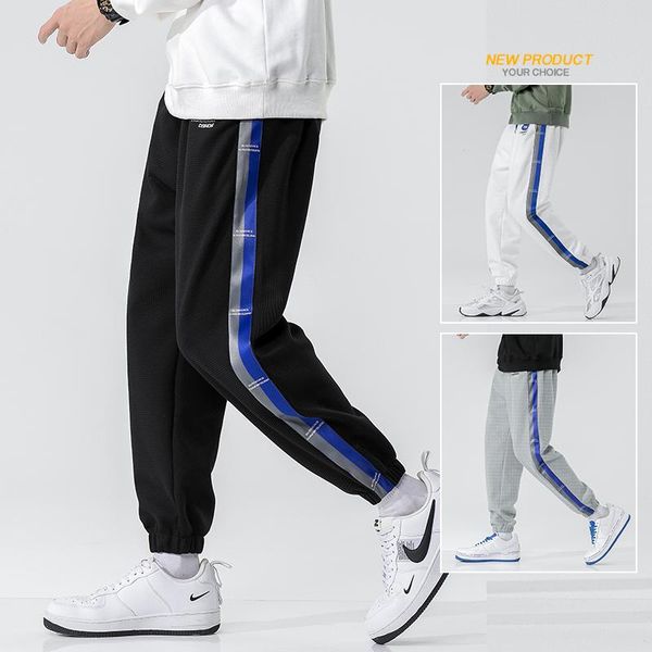 men's pants fashion contrast patchwork mens 2021 autumn trend street drawstring pant men casual elastic waist sweatpants streetwear, Black
men's pants fashion contrast patchwork mens 2021 autumn trend street drawstring pant men casual elastic waist sweatpants streetwear, Black
