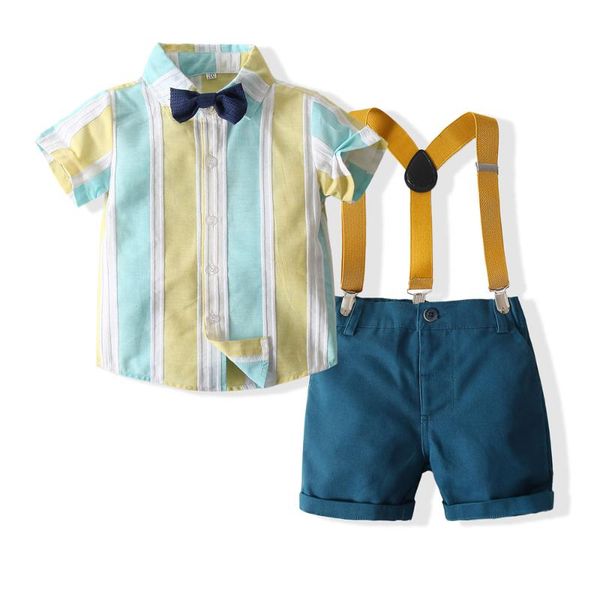 clothing sets boys set summer baby gentleman suits short sleeve shirt + shorts belt 4 pieces kids children for 2-7 years, White
clothing sets boys set summer baby gentleman suits short sleeve shirt + shorts belt 4 pieces kids children for 2-7 years, White