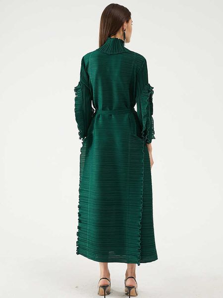 2021miyake pleated petal sleeve lapel cardigan sashes plus size high long green dress 2021 winter women aesthetic clothes, Black;gray
2021miyake pleated petal sleeve lapel cardigan sashes plus size high long green dress 2021 winter women aesthetic clothes, Black;gray