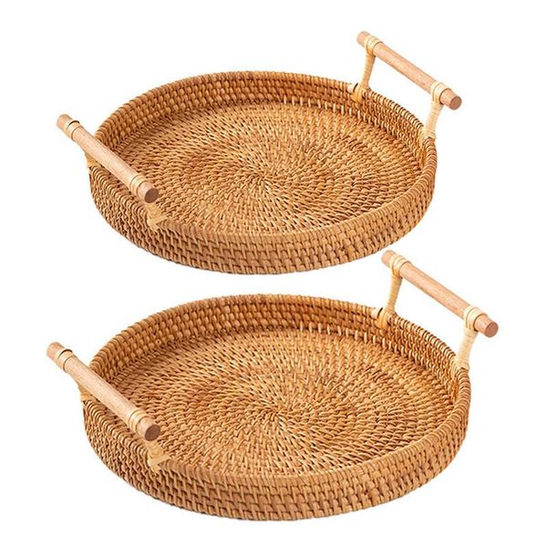 rattan storage tray round basket with handle hand-woven wicker bread fruit breakfast display kitchen & organization
rattan storage tray round basket with handle hand-woven wicker bread fruit breakfast display kitchen & organization