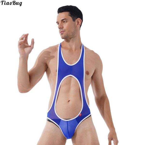 men's swimwear tiaobug men hollow out sleeveless bikini bodysuit see-through mesh fitness wrestling singlet leotard bulge pouch skinny
men's swimwear tiaobug men hollow out sleeveless bikini bodysuit see-through mesh fitness wrestling singlet leotard bulge pouch skinny