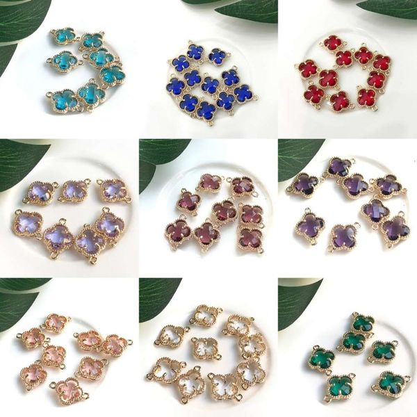new 12mm pure copper electrophoresis high color retention inlaid rare earth clover diy necklace jewelry bracelet accessories materials, Black
new 12mm pure copper electrophoresis high color retention inlaid rare earth clover diy necklace jewelry bracelet accessories materials, Black