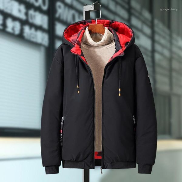 men's down & parkas winter men coats warm 2021 mens casual jacket male youth thick solid hooded jaquetas both sides wear plus size 4xl-, Black
men's down & parkas winter men coats warm 2021 mens casual jacket male youth thick solid hooded jaquetas both sides wear plus size 4xl-, Black