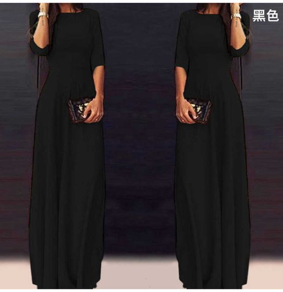 chiffon casual fishtail dresses long drs with, Black;gray