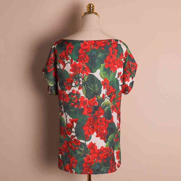 tee seqinyy released sweater 2020 spring summer new female fashion design red hydrangea flower print t shirt, White;black
tee seqinyy released sweater 2020 spring summer new female fashion design red hydrangea flower print t shirt, White;black