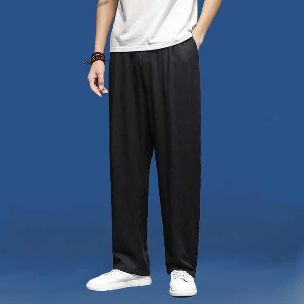 men's pants casual men straight leg slacks spring trousers male big size loose sweatpants mens lbzn, Black
men's pants casual men straight leg slacks spring trousers male big size loose sweatpants mens lbzn, Black