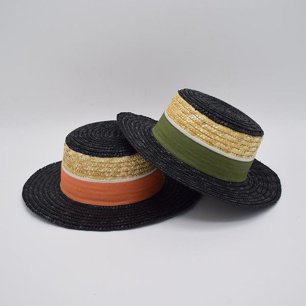 wide brim hats simple summer women straw hat fashion mens lady sun patchwork panama beach with ribbopn chapeu feminino caps, Blue;gray
wide brim hats simple summer women straw hat fashion mens lady sun patchwork panama beach with ribbopn chapeu feminino caps, Blue;gray