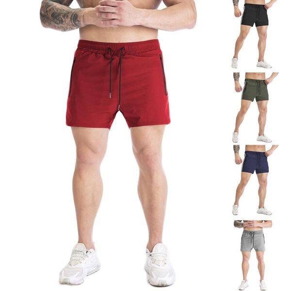 men's shorts fitness casual loose running pants breathable with pockets for mens, White;black
men's shorts fitness casual loose running pants breathable with pockets for mens, White;black