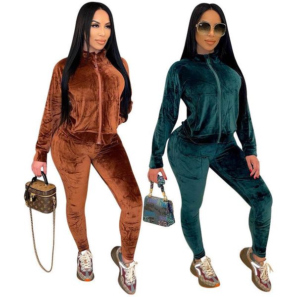 women's two piece pants autumn winter velvet 2 sets womens outfits long sleeve zipper bodycon joggers suits 2021 tracksuit, White
women's two piece pants autumn winter velvet 2 sets womens outfits long sleeve zipper bodycon joggers suits 2021 tracksuit, White