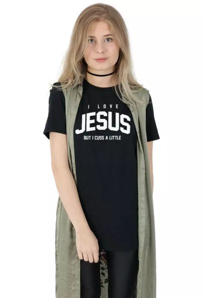 i love jesus but i cuss a little t-shirt tee funny christian bible study gift, White;black
i love jesus but i cuss a little t-shirt tee funny christian bible study gift, White;black