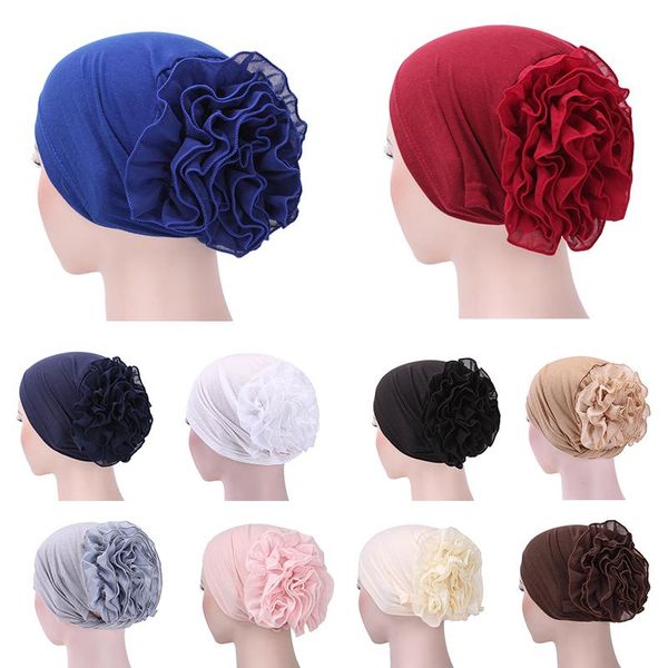ethnic clothing 7 colors muslim headgear hat women chiffon big flower ruffle cancer chemo beanie scarf turban head fitted wrap caps, Red
ethnic clothing 7 colors muslim headgear hat women chiffon big flower ruffle cancer chemo beanie scarf turban head fitted wrap caps, Red