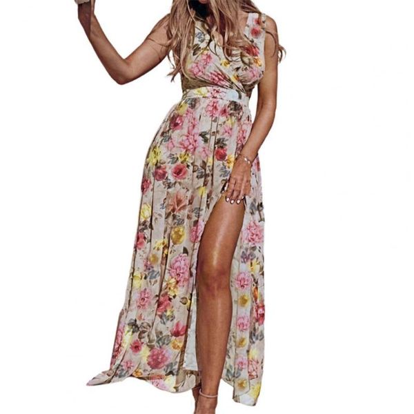 casual dresses midi dress flower printing sleeveless polyester split design for summer, Black;gray
casual dresses midi dress flower printing sleeveless polyester split design for summer, Black;gray