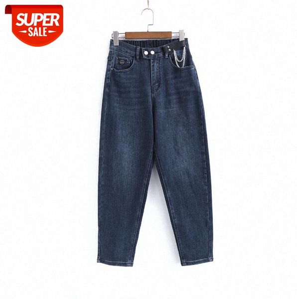 011195 jeans women's straight loose high waist elastic chain pendant was thin korean harlan pants trendy #td2g, Black;gray
011195 jeans women's straight loose high waist elastic chain pendant was thin korean harlan pants trendy #td2g, Black;gray