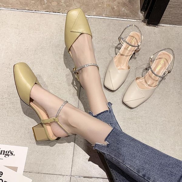 sandals closed toe clear heels female shoe med 2021 summer all-match girls medium fashion comfort beige fabric casual basic, Black
sandals closed toe clear heels female shoe med 2021 summer all-match girls medium fashion comfort beige fabric casual basic, Black