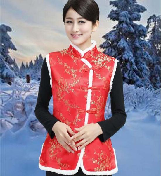 ethnic clothing chinese traditional women cotton vest autumn winter jacket satin tang suit ladies casual red keep warm clothes
ethnic clothing chinese traditional women cotton vest autumn winter jacket satin tang suit ladies casual red keep warm clothes